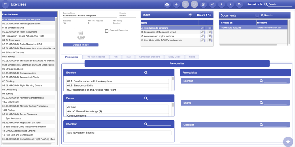 Syllabus Management | Nephex Flight | Flight School Management